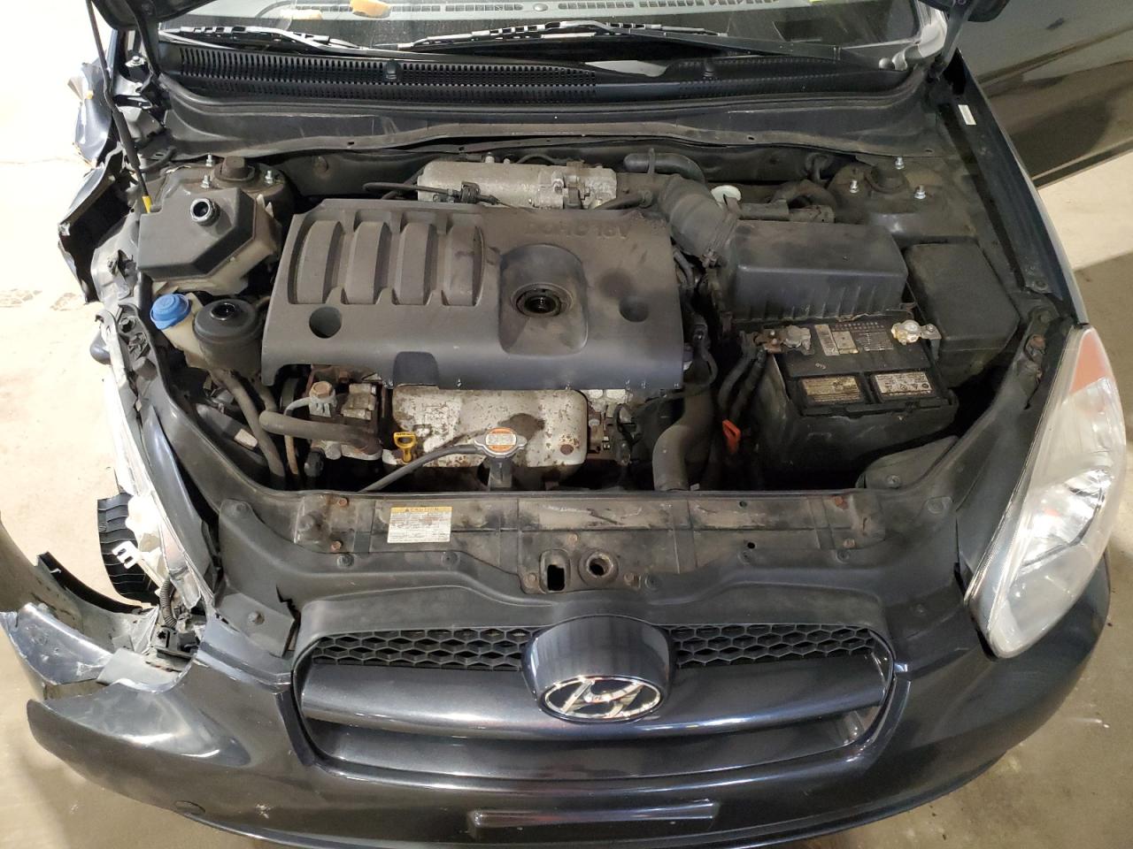 2010 Hyundai Accent Blue VIN: KMHCM3ACXAU181268 Lot: 86453365