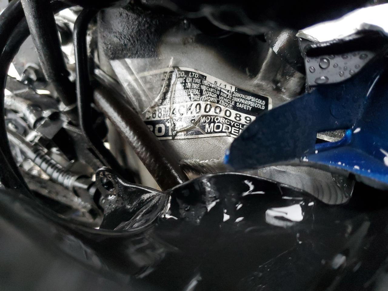 2012 Honda Gl1800 VIN: JH2SC68M4CK000089 Lot: 82236015