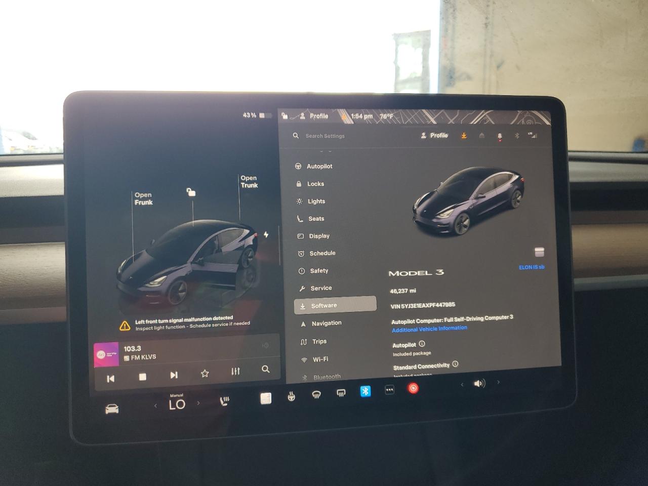 2023 Tesla Model 3 VIN: 5YJ3E1EAXPF447985 Lot: 85120255
