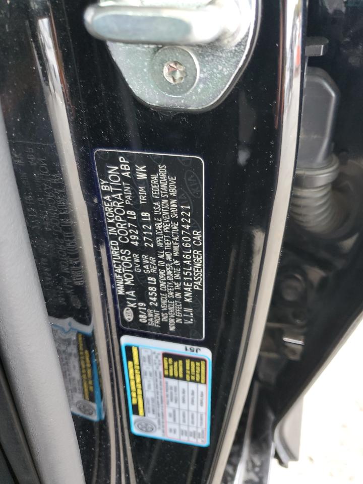 2020 Kia Stinger VIN: KNAE15LA6L6074221 Lot: 90901365