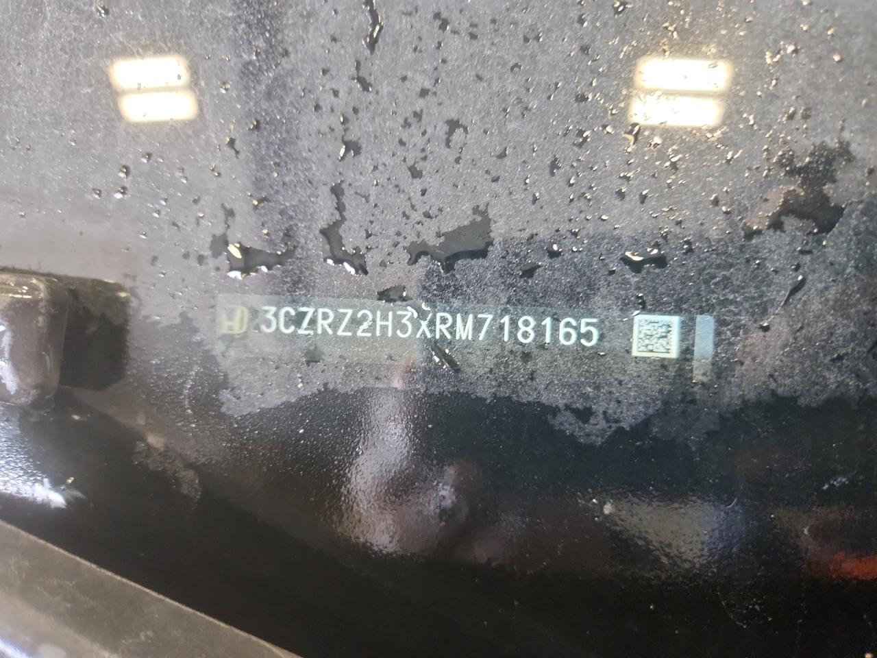 2024 Honda Hr-V Lx VIN: 3CZRZ2H3XRM718165 Lot: 85507515