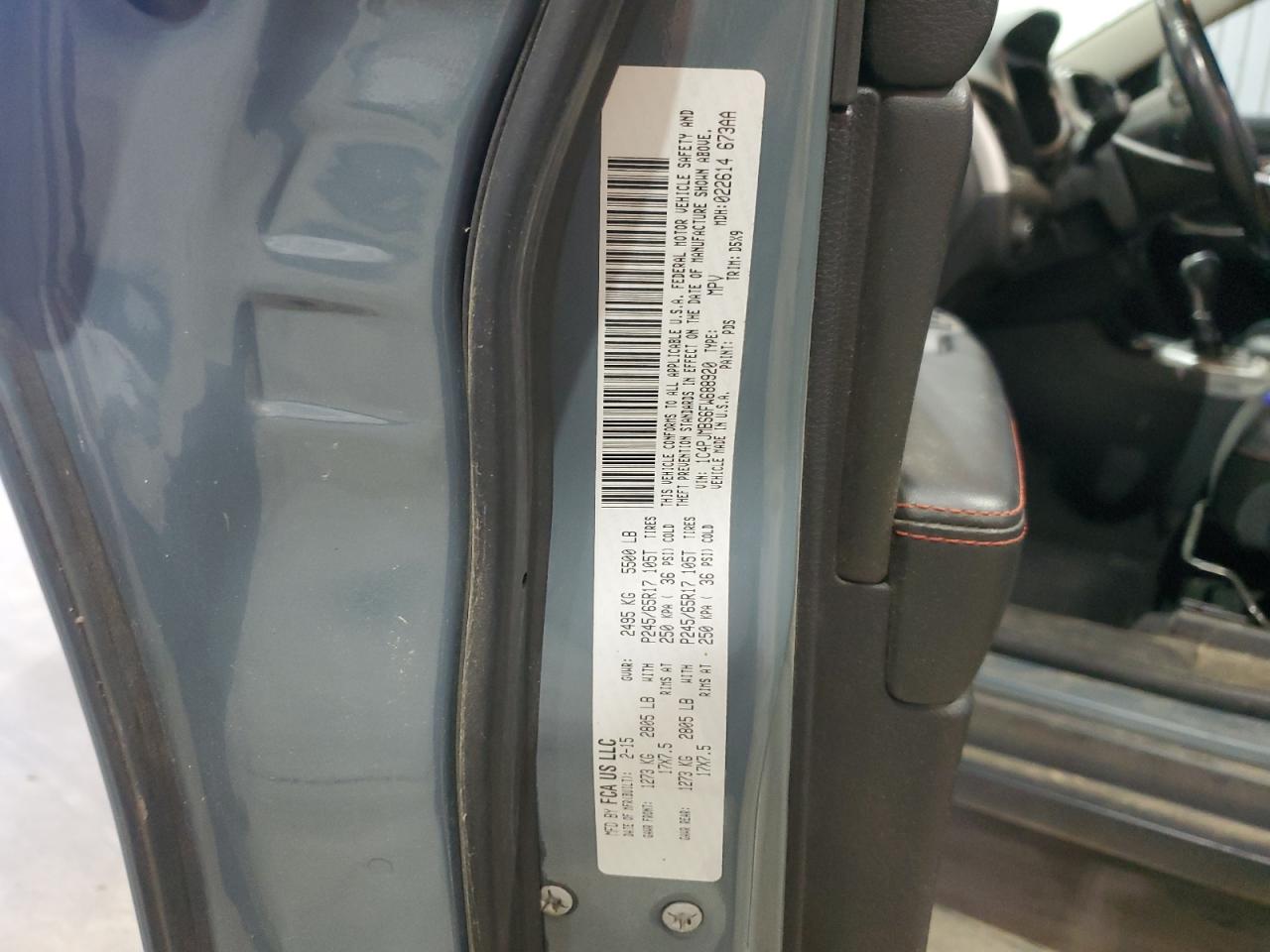 2015 Jeep Cherokee Trailhawk VIN: 1C4PJMBS6FW688920 Lot: 90270815