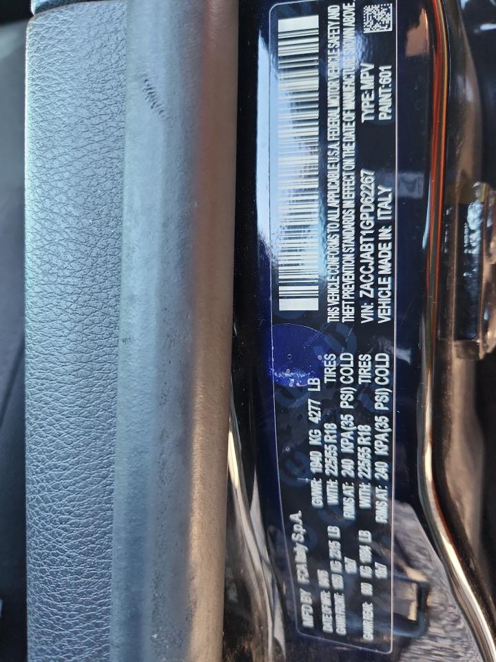 2016 Jeep Renegade Latitude VIN: ZACCJABT1GPD62267 Lot: 84471895