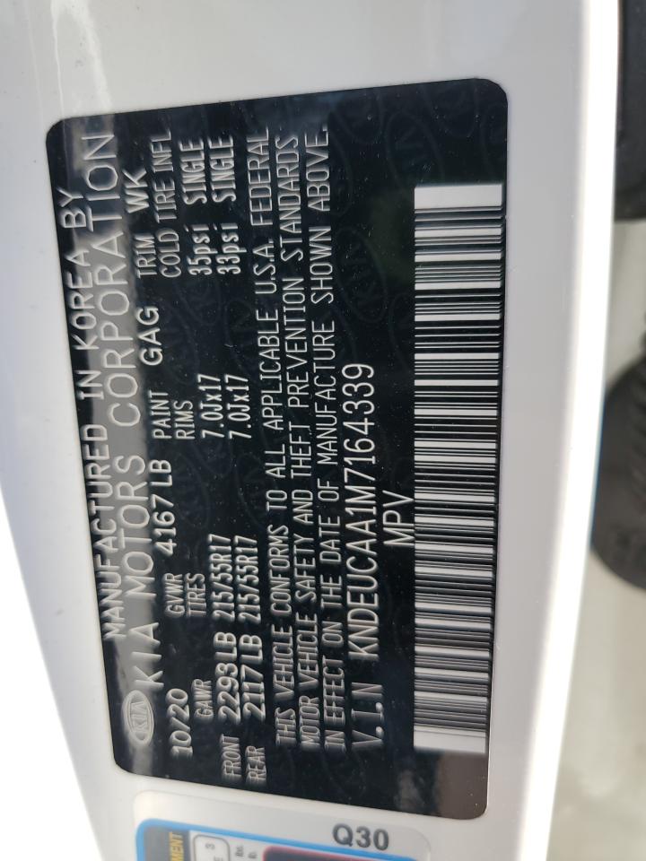 2021 Kia Seltos S VIN: KNDEUCAA1M7164339 Lot: 85183525