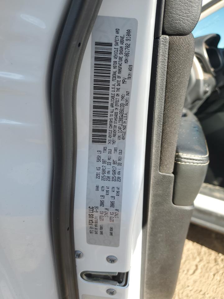 2016 Jeep Cherokee Latitude VIN: 1C4PJLCB8GW356133 Lot: 68397765