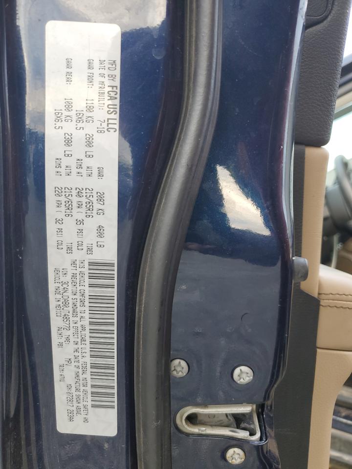 2018 Jeep Compass Sport VIN: 3C4NJDAB0JT485772 Lot: 86059925