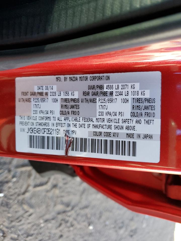 2015 Mazda Cx-5 Sport VIN: JM3KE4BY0F0521191 Lot: 82198675