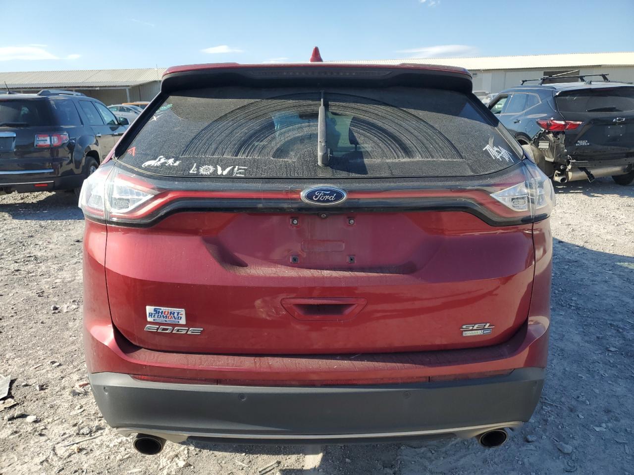 2016 Ford Edge Sel VIN: 2FMPK4J98GBB30965 Lot: 89534905