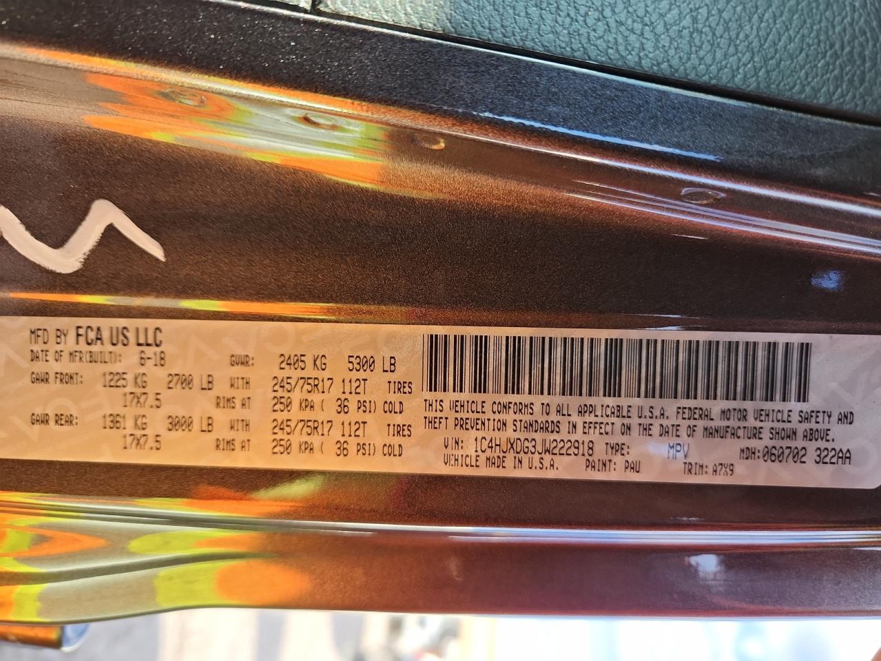 2018 Jeep Wrangler Unlimited Sport VIN: 1C4HJXDG3JW222918 Lot: 85653805