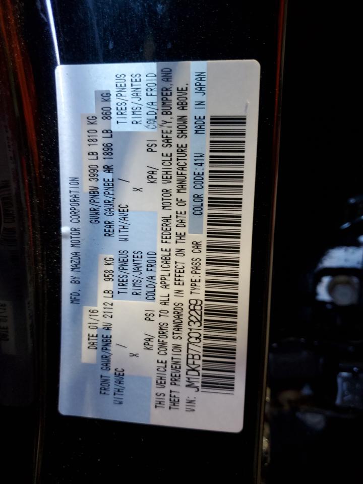 2016 Mazda Cx-3 Sport VIN: JM1DKFB77G0132269 Lot: 87114155