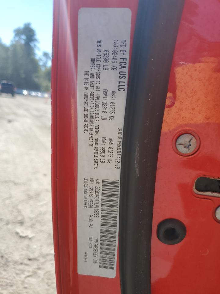 2020 Dodge Challenger R/T VIN: 2C3CDZBT7LH118399 Lot: 86444095