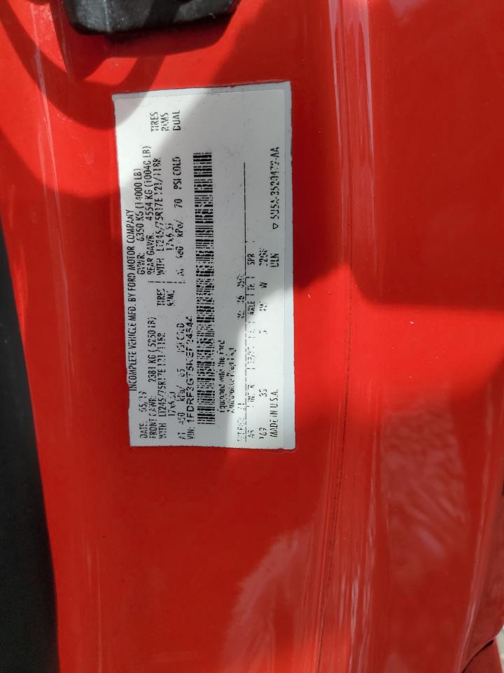 2019 Ford F350 Super Duty VIN: 1FDRF3GT5KEF24544 Lot: 85866125