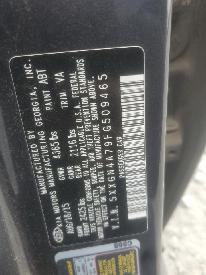 2015 Kia Optima Ex VIN: 5XXGN4A79FG509465 Lot: 84863265