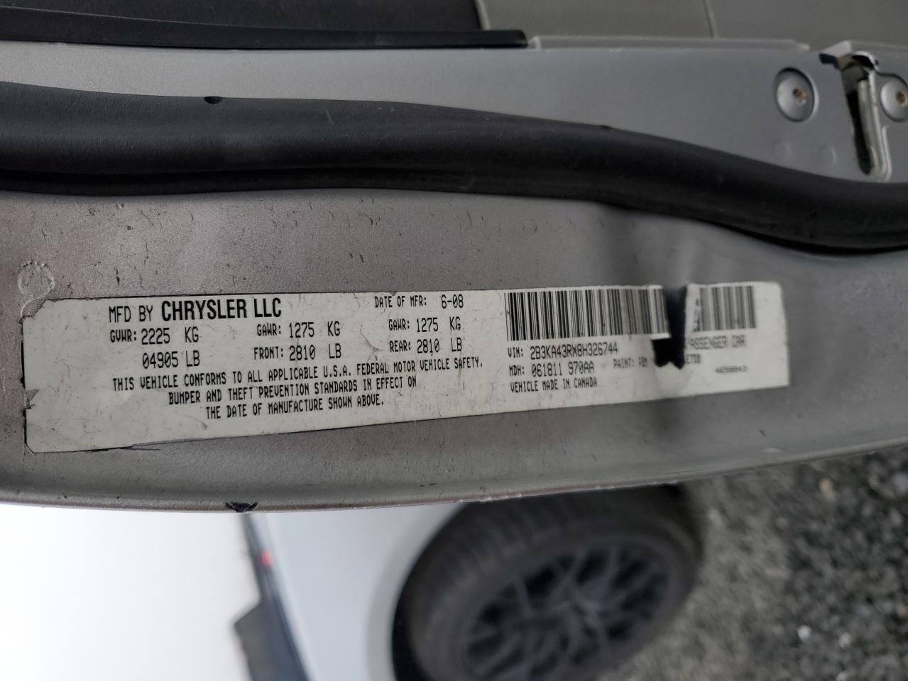 2007 Dodge Charger Se VIN: 2B3KA43G87H814071 Lot: 90489525