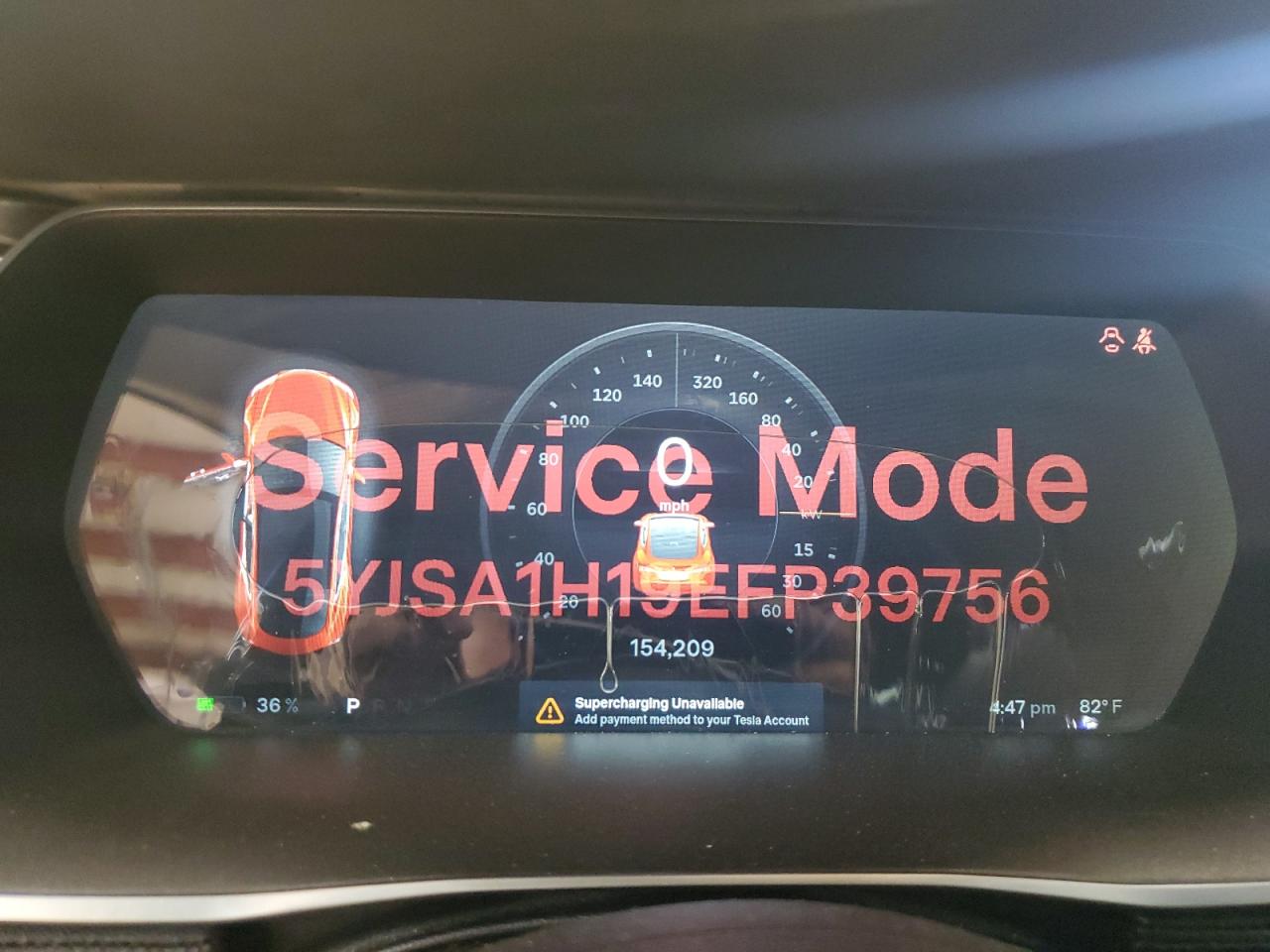 2014 Tesla Model S VIN: 5YJSA1H19EFP39756 Lot: 82398765