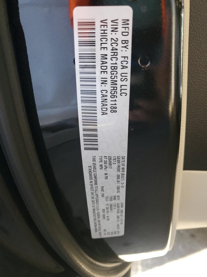 2021 Chrysler Pacifica Touring L VIN: 2C4RC1BG5MR561188 Lot: 84438675