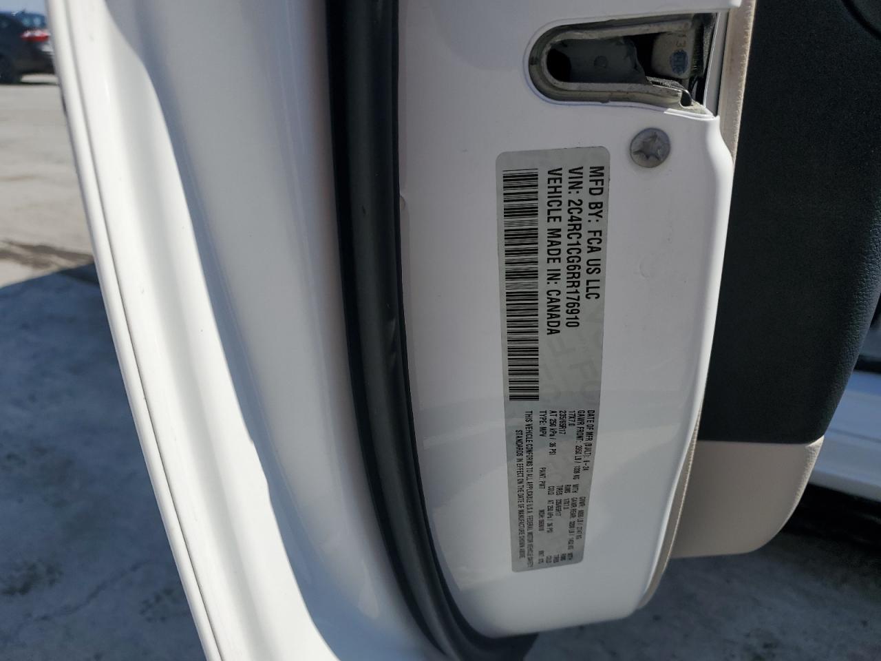 2024 Chrysler Voyager Lx VIN: 2C4RC1CG6RR176910 Lot: 85089125