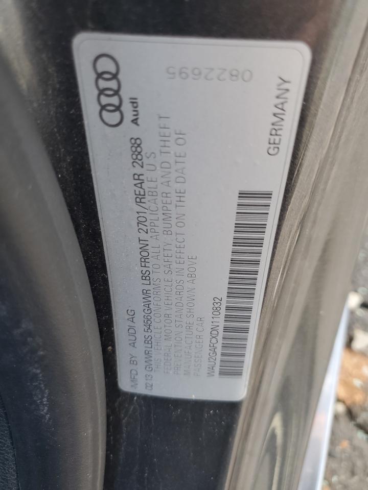 2013 Audi A7 Prestige VIN: WAU2GAFCXDN110832 Lot: 87470465