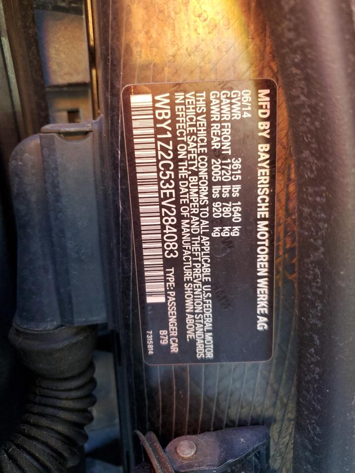 2014 BMW I3 Bev VIN: WBY1Z2C53EV284083 Lot: 86439555