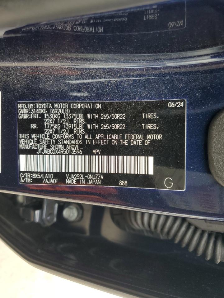 2024 Lexus Gx 550 Luxury VIN: JTJVBCDX4R5013596 Lot: 90231275