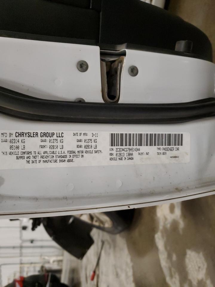 2011 Chrysler 300 VIN: 2C3CA4CG7BH514344 Lot: 90583215