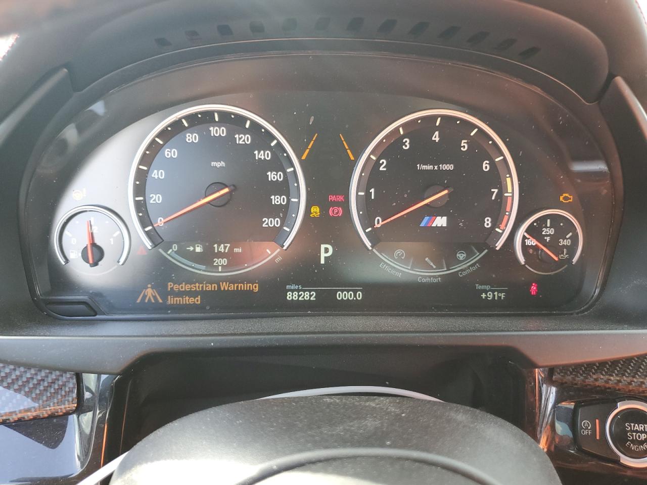 2018 BMW X6 M VIN: 5YMKW8C57J0Y74500 Lot: 87216275