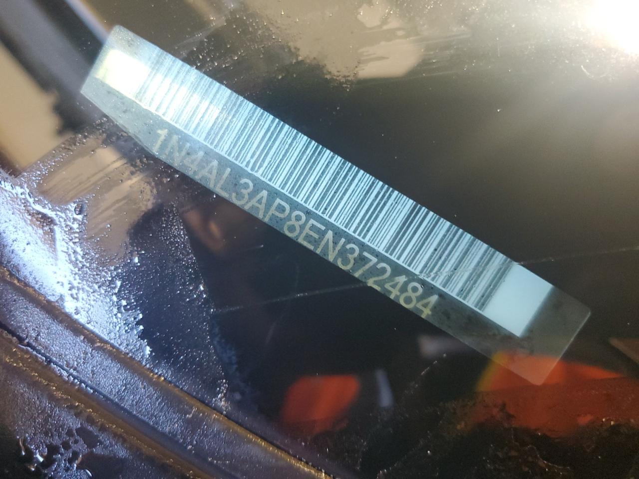 2014 Nissan Altima 2.5 VIN: 1N4AL3AP8EN372484 Lot: 85562465