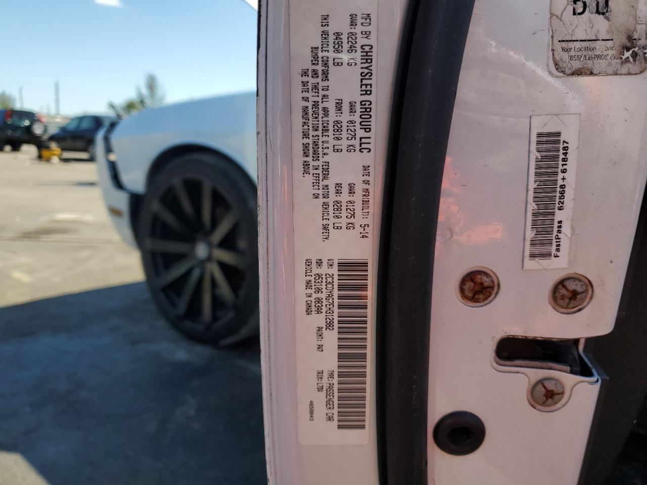 2014 Dodge Challenger Sxt VIN: 2C3CDYAG7EH312982 Lot: 90896475