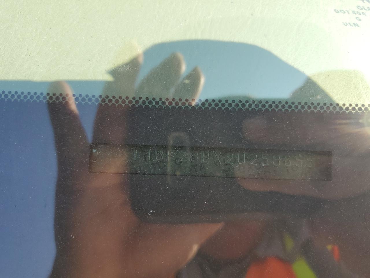 2002 Toyota Avalon Xl VIN: 4T1BF28BX2U258655 Lot: 87130625