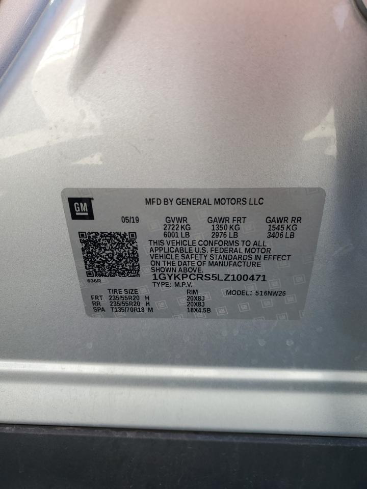 2020 Cadillac Xt6 Premium Luxury VIN: 1GYKPCRS5LZ100471 Lot: 84473755