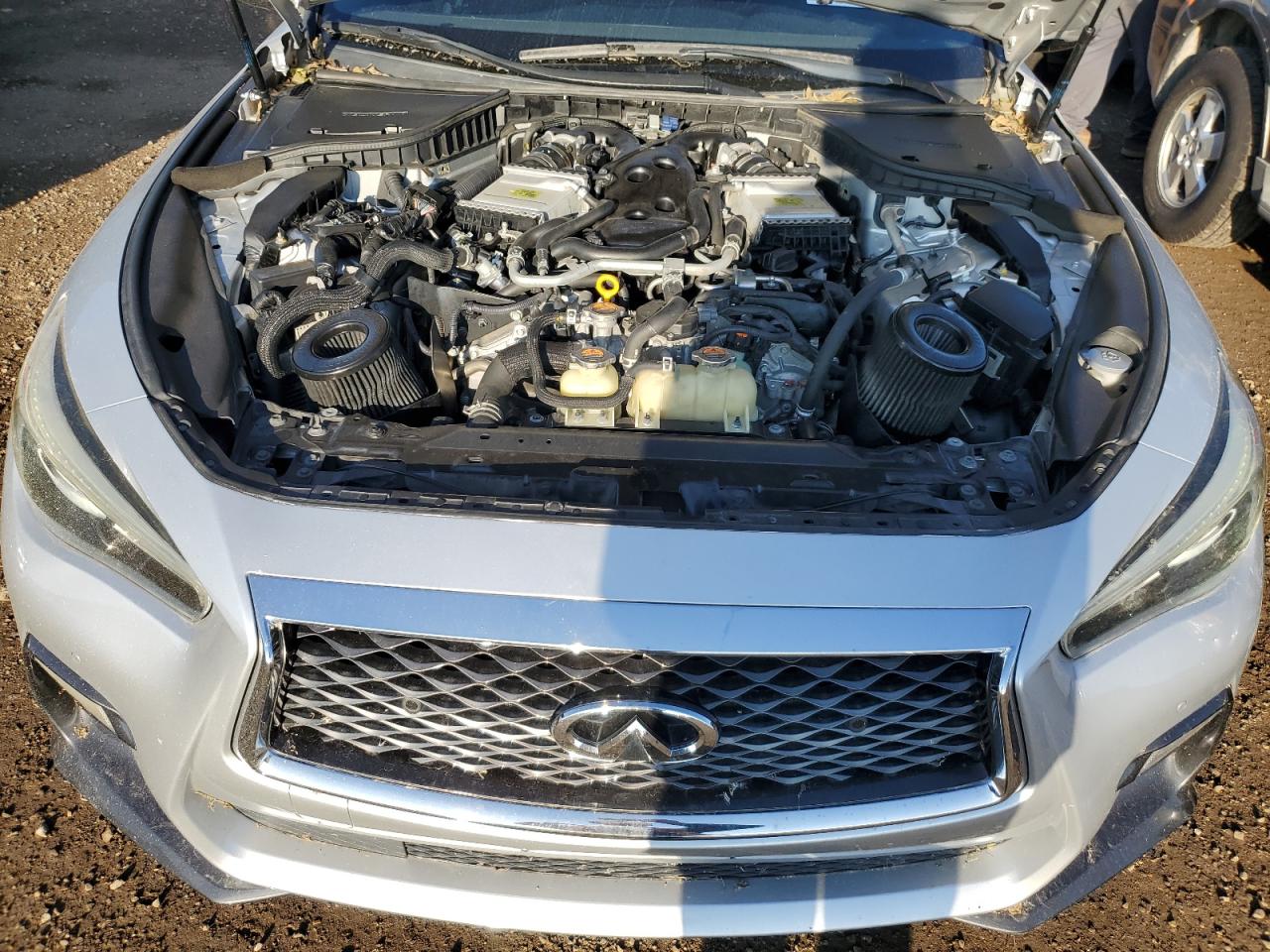 2018 Infiniti Q50 Red Sport 400 VIN: JN1FV7AR0JM480698 Lot: 85768135