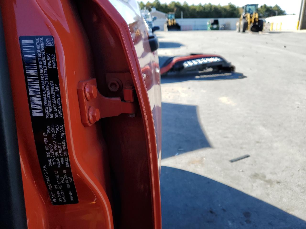 2018 Jeep Renegade Sport VIN: ZACCJBABXJPH98931 Lot: 84425235