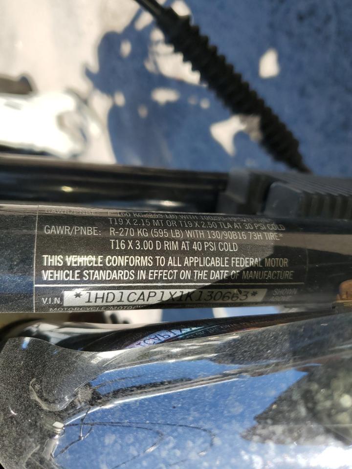 2001 Harley-Davidson Xl1200 VIN: 1HD1CAP1X1K130663 Lot: 86836315