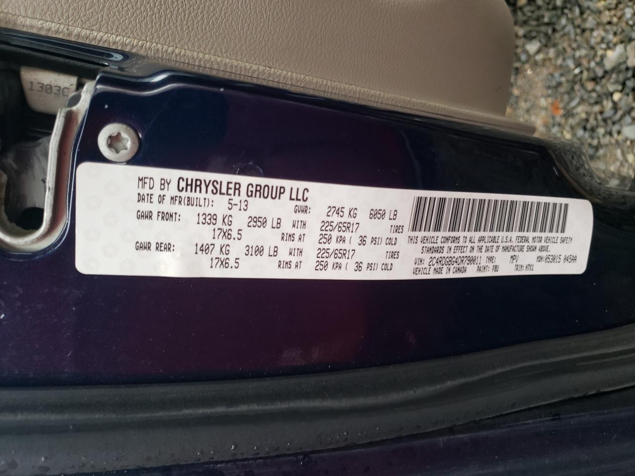 2013 Dodge Grand Caravan Se VIN: 2C4RDGBG4DR790011 Lot: 90455745