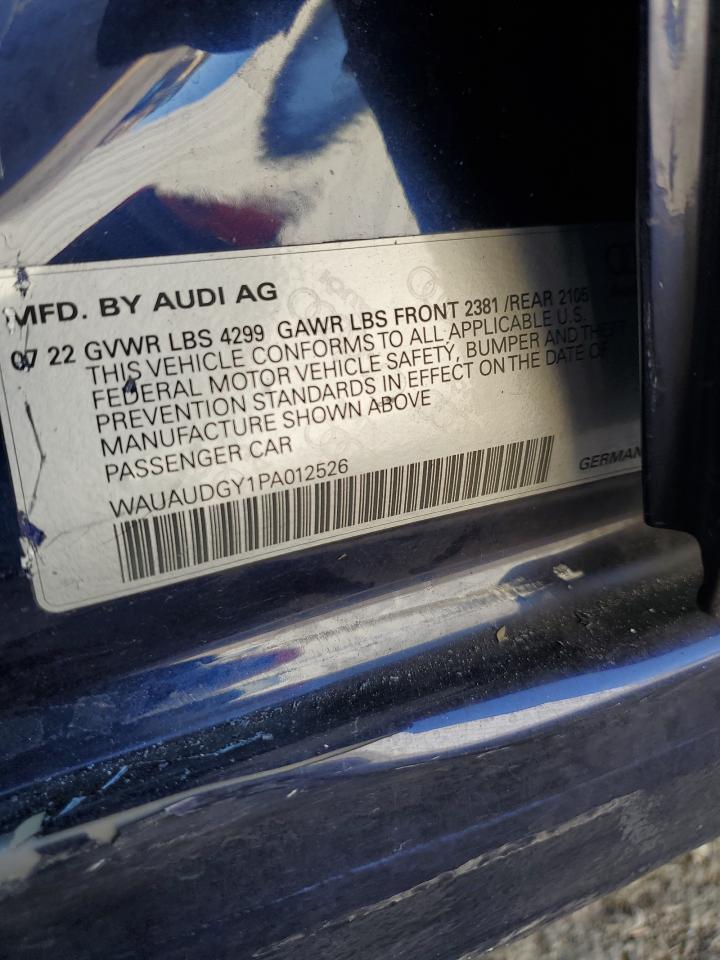 2023 Audi A3 Premium VIN: WAUAUDGY1PA012526 Lot: 87107715