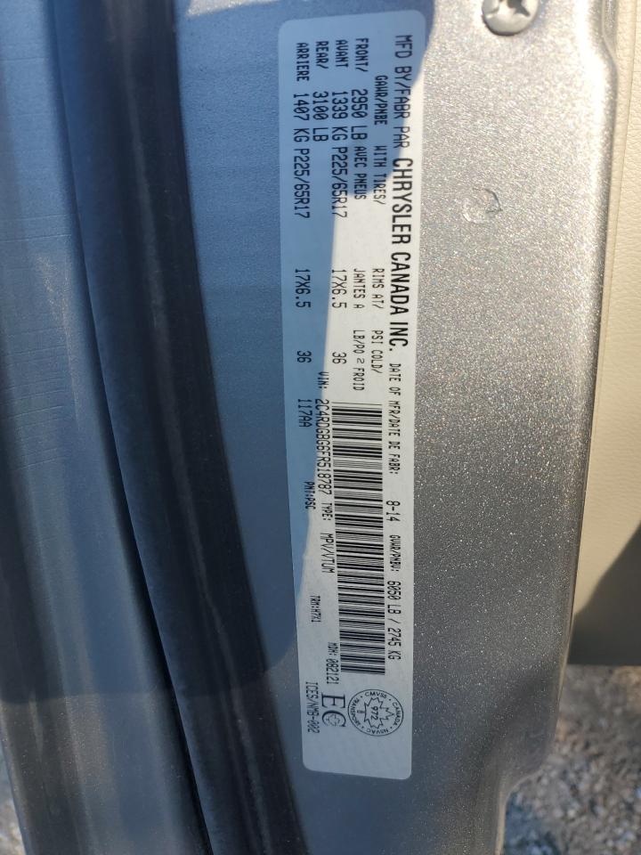 2015 Dodge Grand Caravan Se VIN: 2C4RDGBG6FR518787 Lot: 81937545