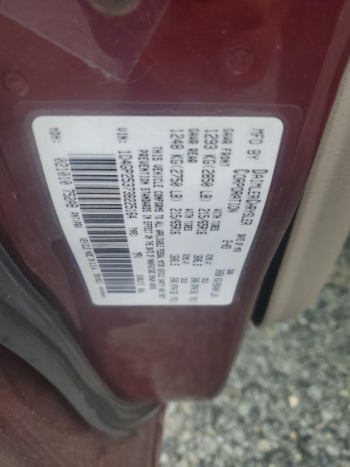 2003 Dodge Caravan Se VIN: 1D4GP25373B225164 Lot: 90470235