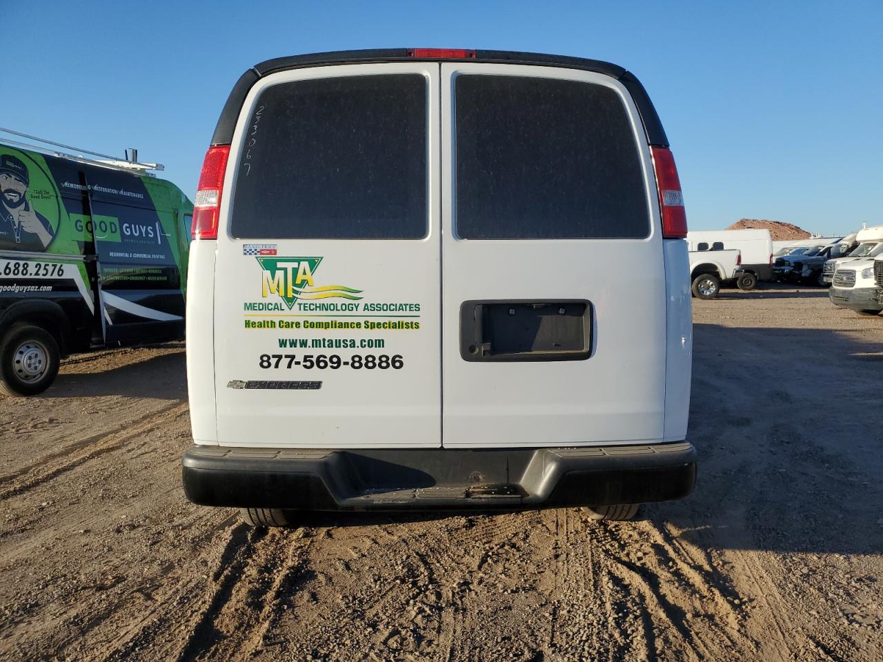 2023 Chevrolet Express 2500 Delivery Van VIN: 1GCWGAFP7P1170487 Lot: 90899485