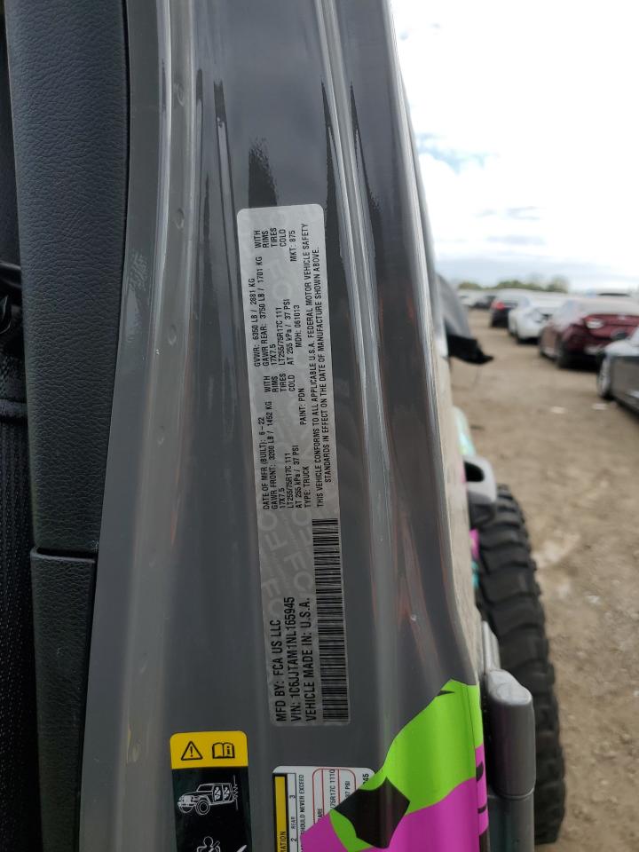 2022 Jeep Gladiator Sport VIN: 1C6JJTAM1NL165945 Lot: 85937025