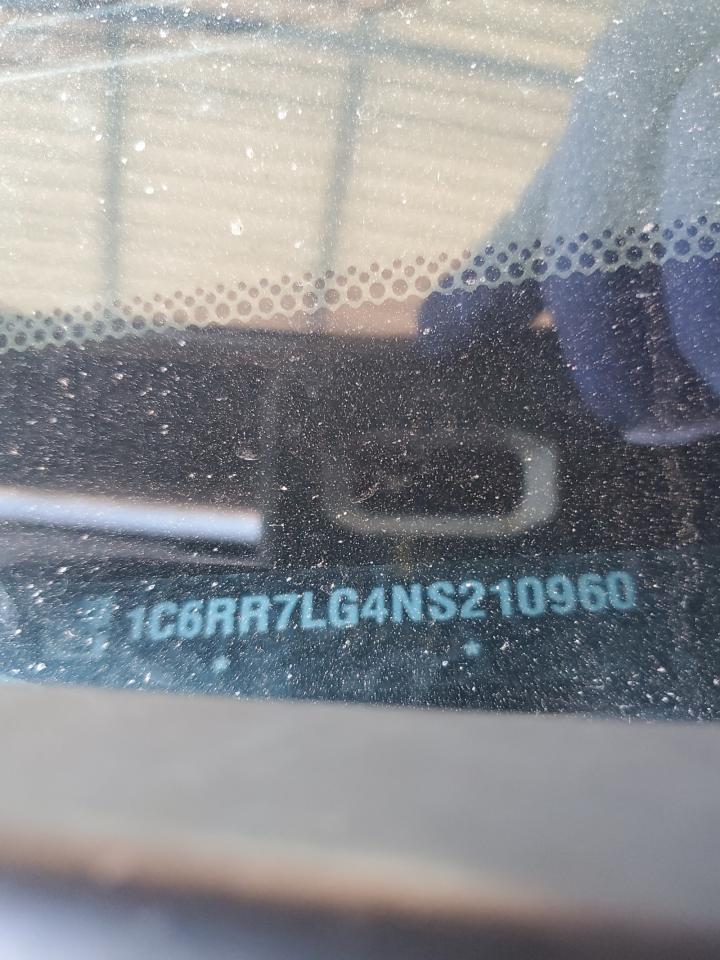 2022 Ram 1500 Classic Slt VIN: 1C6RR7LG4NS210960 Lot: 87416485