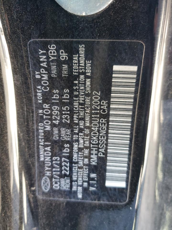 2013 Hyundai Genesis Coupe 2.0T VIN: KMHHT6KD4DU112002 Lot: 82359745