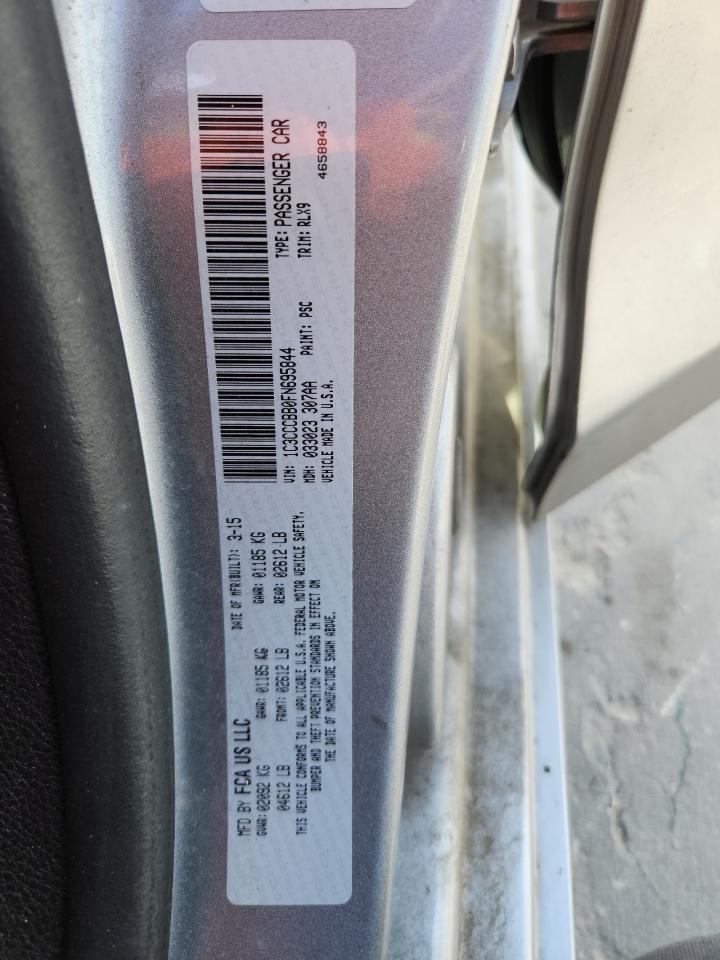 2015 Chrysler 200 S VIN: 1C3CCCBB0FN695844 Lot: 87071215