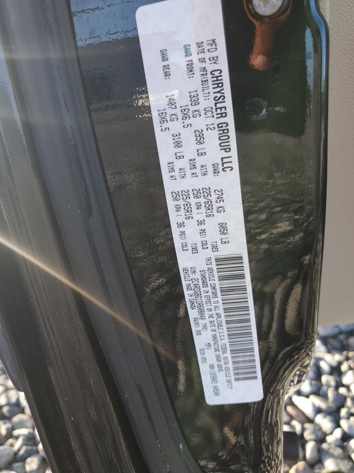 2013 Dodge Grand Caravan Se VIN: 2C4RDGBG1DR608040 Lot: 85318475