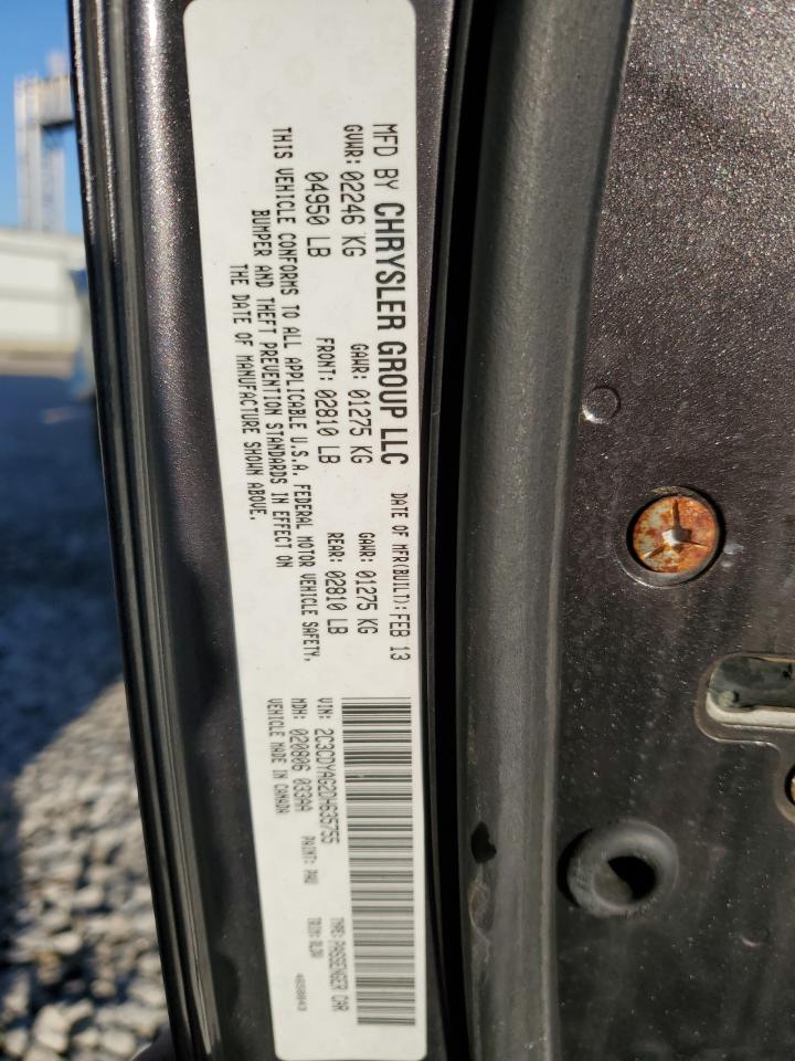 2013 Dodge Challenger Sxt VIN: 2C3CDYAG2DH635755 Lot: 85293545