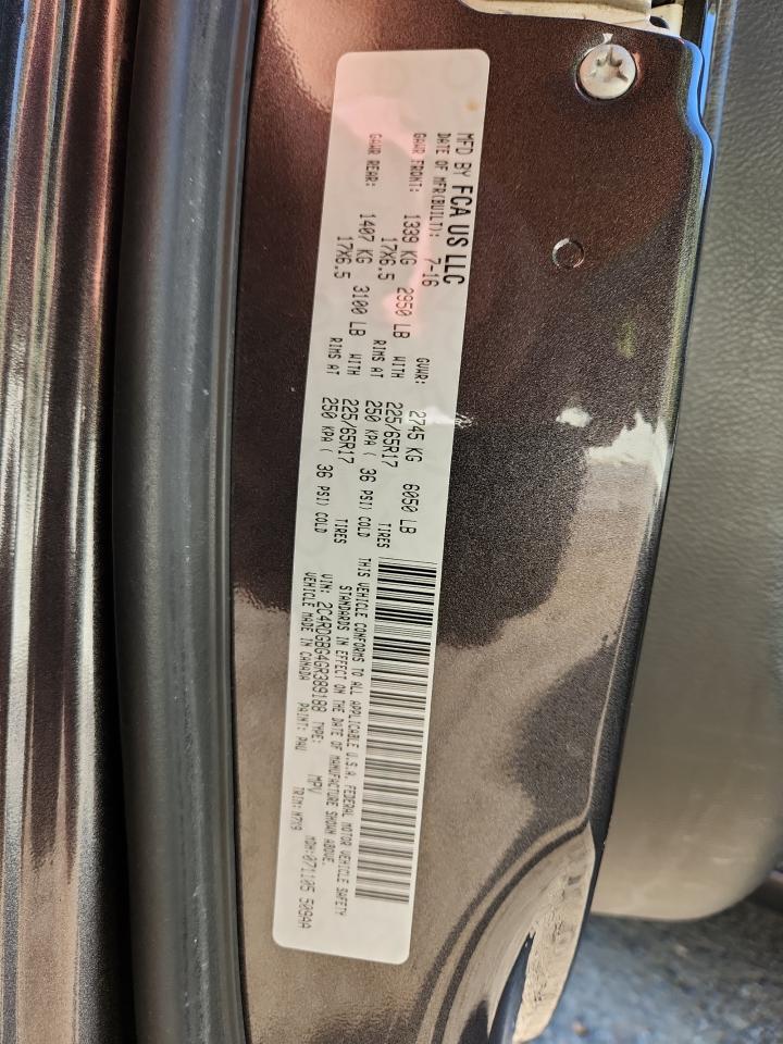 2016 Dodge Grand Caravan Se VIN: 2C4RDGBG4GR389188 Lot: 86782445