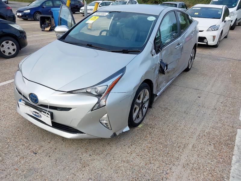 2016 TOYOTA PRIUS 1.8 VVTI EXCEL 5DR CVT for sale at Copart SANDWICH