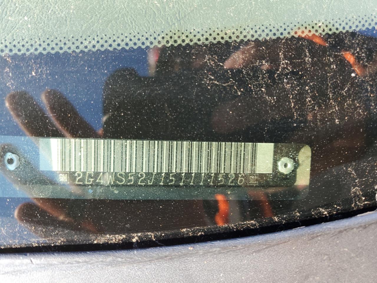 2005 Buick Century Custom VIN: 2G4WS52J151111526 Lot: 84966825