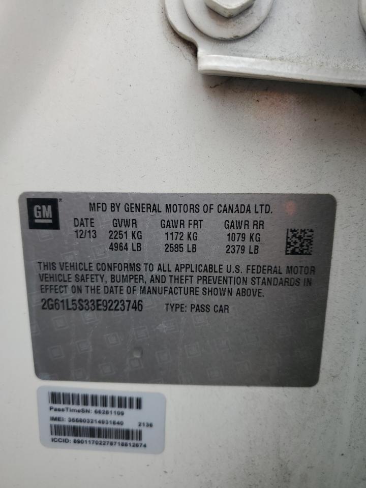 2014 Cadillac Xts VIN: 2G61L5S33E9223746 Lot: 85954275