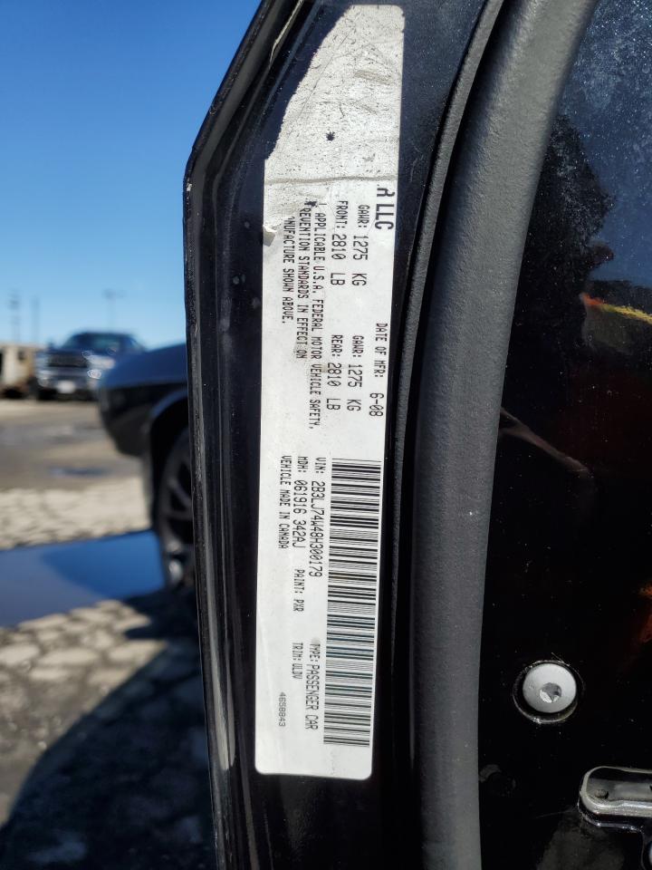 2008 Dodge Challenger Srt-8 VIN: 2B3LJ74W48H300179 Lot: 82474295