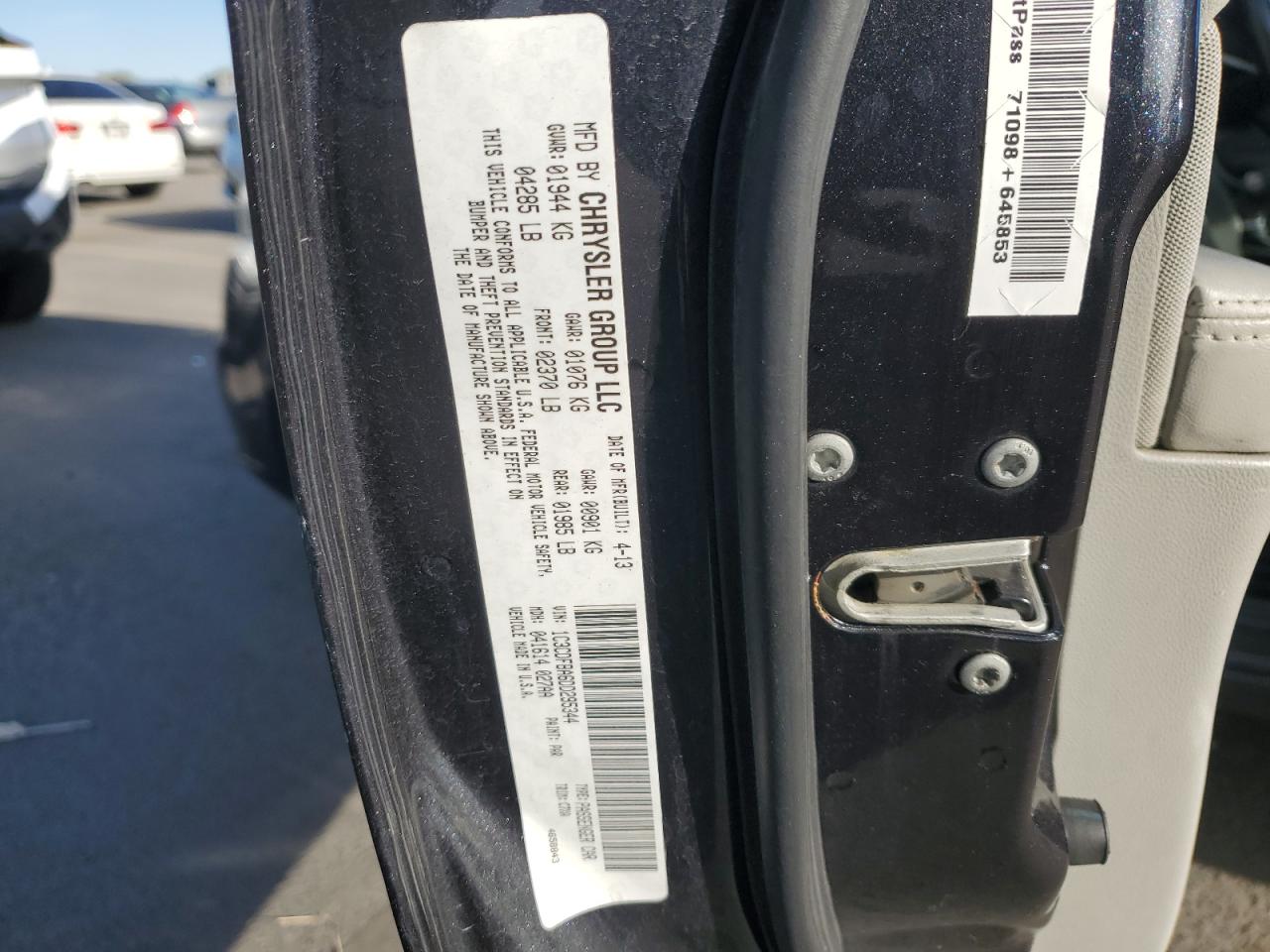 2013 Dodge Dart Sxt VIN: 1C3CDFBA6DD295344 Lot: 87227805